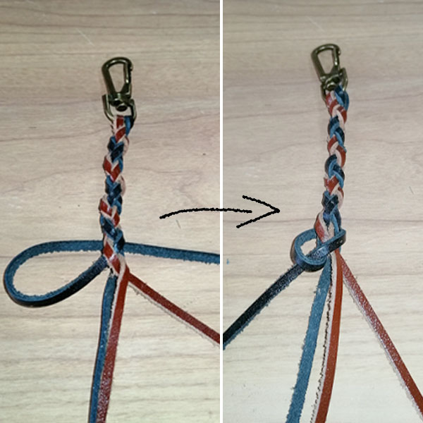革網みストラップstep5